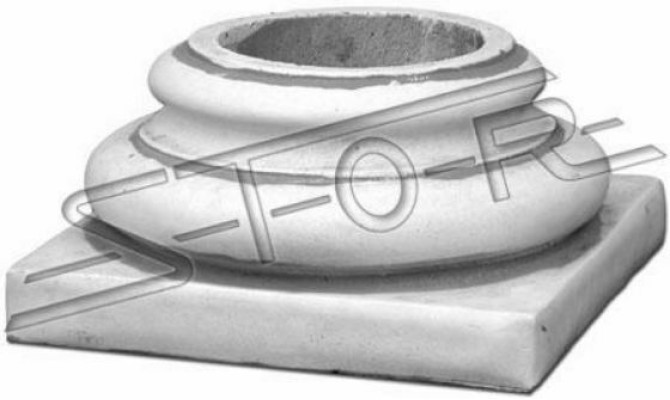 Base Foot Column Decoration Garden Stand Foundation Stone Antique