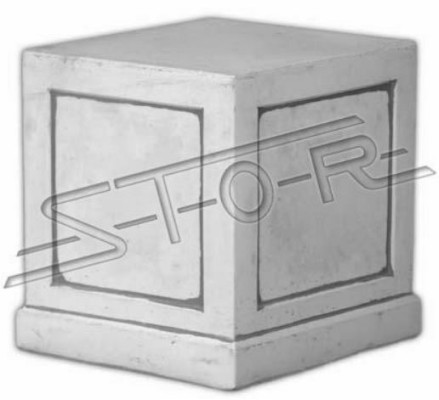 Base for columns, column, foundation, garden, terrace, white figures