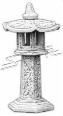 Stand pillars house light fixture cast stone figures statues garden