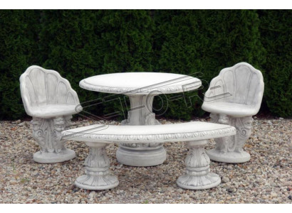Stone Table Terrace Garden Decoration Furniture Elegant Antique Style Design