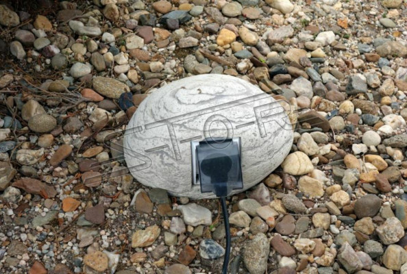 Stone for socket outdoor socket decoration decorative garden