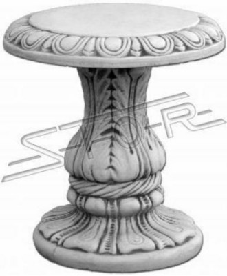 Stone Table Patio Garden Decorative Furniture Elegant Antique Style Design Tables
