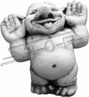 Troll 24cm Sculpture Design Figure Statue Garden Figures Decorative Statues