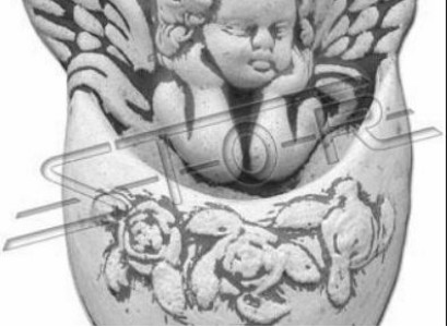 Wall relief stone plate picture Aztec angel Antil relief cast stone wall
