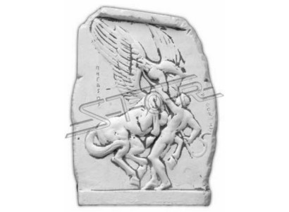 Wall relief stone plate picture angel antique style relief cast stone wall
