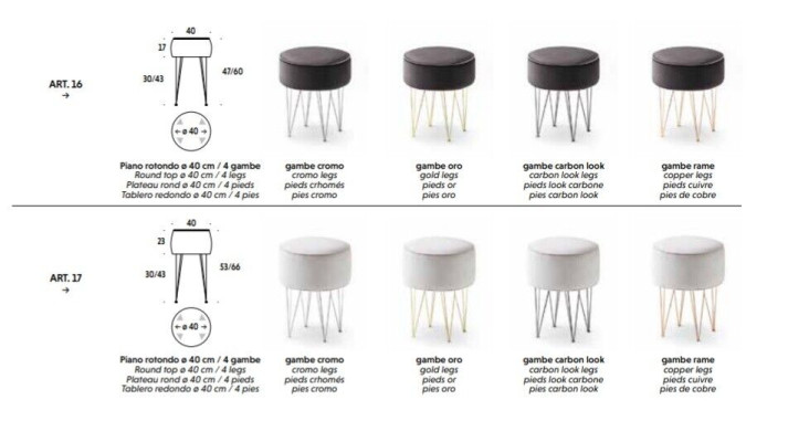 Stool Ottoman Stool Seat Side Footstool Round Stool Upholstered Stool