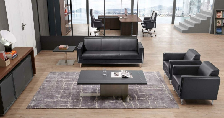 Coffee table Side table Office Living room Design Coffee table Leather