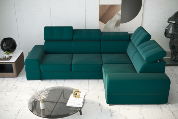 Corner sofa Couch Sofas Textile Bed Function Design L-shape Modern Luxury Couches new