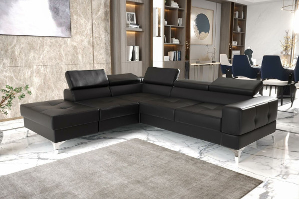 Corner sofa L-shape Sofa Living landscape Upholstery Multifunction Design Modern Textile