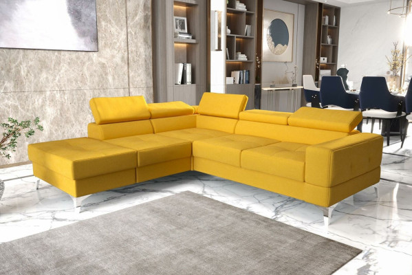 Corner sofa L-shape Sofa Living landscape Upholstery Multifunction Design Modern Textile