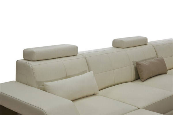 Corner sofa Leather sofa Big U-shape Living landscape Sofa Couch Suite