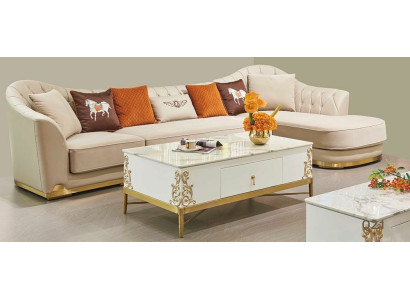 L-shape Corner sofa Sofa Couch Upholstery Living landscape Leather Corner Design Sofa