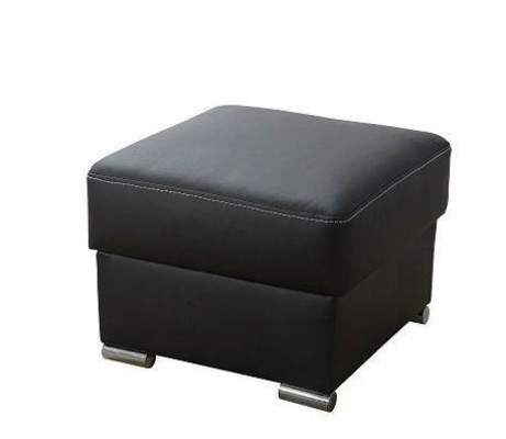 Modern Stool Stool upholstered footrest corner stool in Black Ottoman Stool