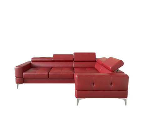 Multifunction Sofa Couch Corner Padding Living room L-shape Black Modern Luxury