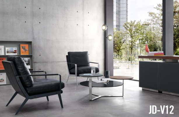 Sofa set Suite 3-piece set 2x Armchair Side table Table Sofa Suite Office