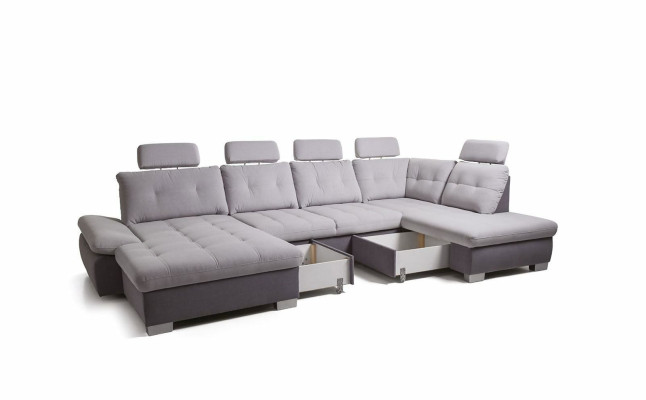 Upholstery Classic Living landscape Living room Corner sofa Suite Sleep Sofas Sofa