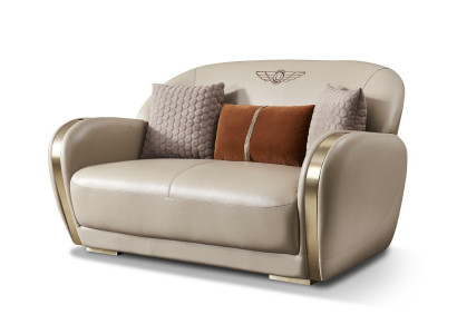 Couch Chesterfield Leather Textile Upholstery Sofa Couches Sofas Designer new