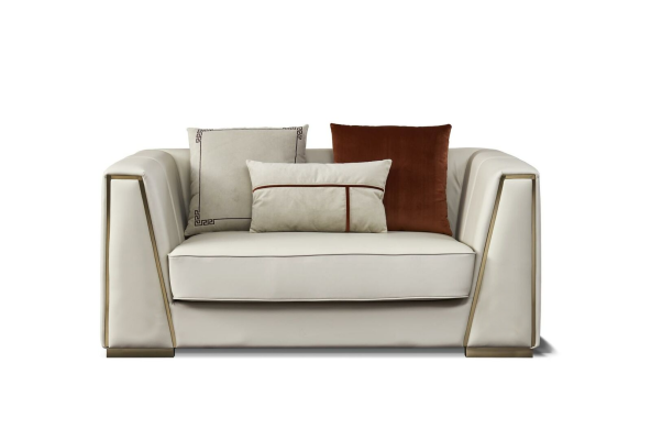 Design Upholstery Seat Couch 2 Seater Two-seater Sofa Sofas Couches Textile Fabric