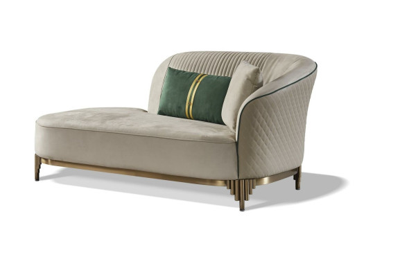 Lounger Modern Textile Comfort Luxury Loungers Recliner Chair Relax Lounger Chaise Longue