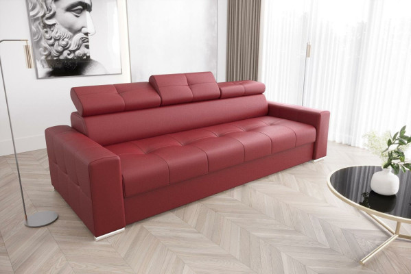 Modern 3 Seater Sofas Room Furniture White Upholstery Three Seater Couch Design Sofa