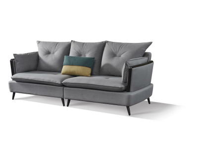 Sofa 3 Seater Textile Sofas Couch Upholstery Suite Sofa set Modern Couches