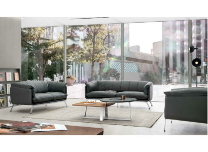 Sofa set 3-1 Seater Set Design Sofas Upholstery Couches Imitation leather Relax