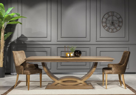 Luxury Dining room Suite Dining table with chairs Sideboard Table 7 pieces. Dining set