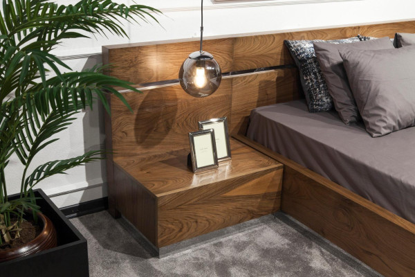 Bedroom Set Complete Wardrobe Wardrobe Bedside tables Bed 4 pieces
