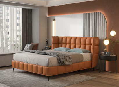 Bed Upholstery Design Luxury Hotel Beds Marriage 180x200cm Leather Double