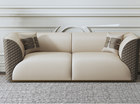 Sofa three-seater couch classic new upholstery 3 seater decorative leather couches