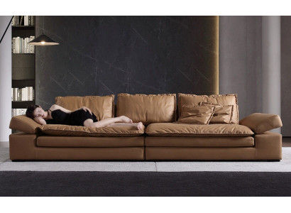 Sofas 4 Seater Textile Big Xxl Living room Leather new Sofa Couch Furniture