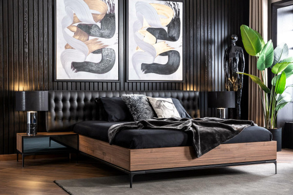 Bed Luxury Beds 160x200 cm Double bed Luxury furniture in a modern style