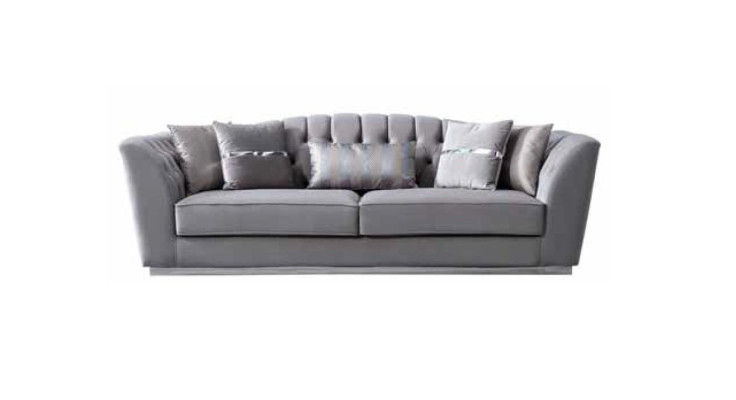 Upholstered sofa 3-seater comfortable luxurious in sofa couch modern style 286cm