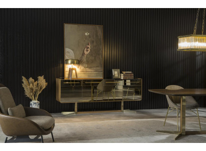 Sideboard Sideboard Console Mirror Wardrobe Lowboard mirrored fronts