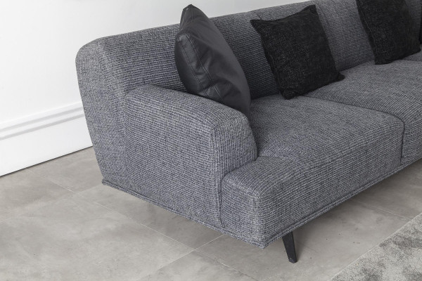 Couch Four Seater Upholstery Furniture Fabric Sofa Couch 284cm Couches Big Sofas