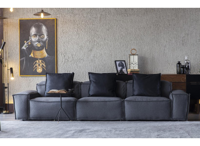Cozy Couch Living room 300cm Big Sofa Couches Sofas Fabric Sofa Textile