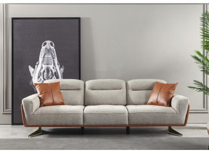 Cozy Couch Living room 260cm Big Sofa Couches Sofas Fabric Sofa Textile