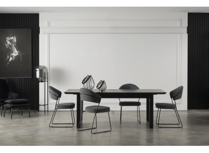 Dining room table with 4 armchairs dining set dining set furniture 5 pieces. set