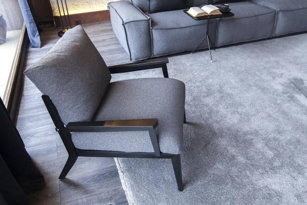 Set 2-piece sofa + armchair medium soft comfortable modern style luxurious new