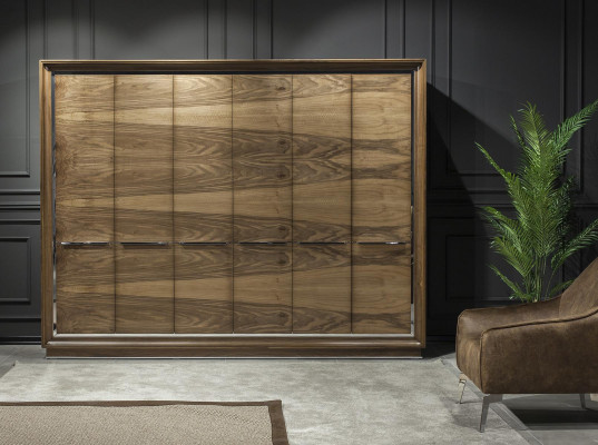 Luxury Wardrobe 277cm Wardrobe 6-door cabinets with plenty of storage space