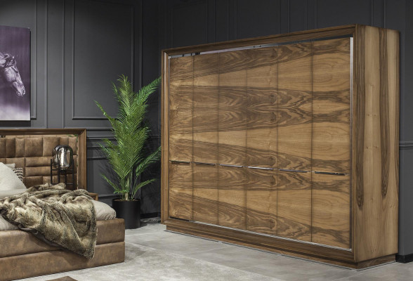 Luxury Wardrobe 277cm Wardrobe 6-door cabinets with plenty of storage space