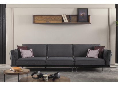 Big Sofa 330cm Fabric xxl Couch Fabric Sofa Upholstery Seat Pad Furniture Textile
