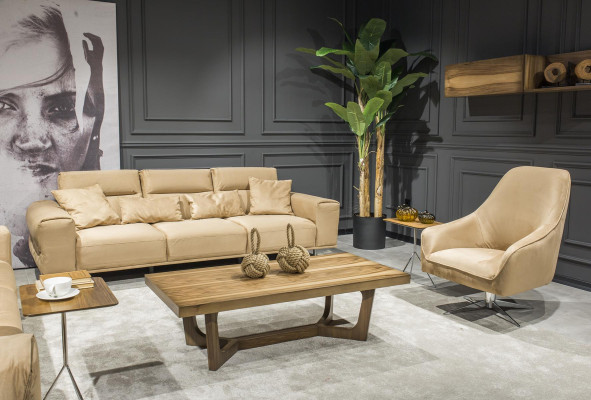 Sofa set 3+1 Seater Couch Upholstery Coffee table Sofa Table 3pcs. Furniture set