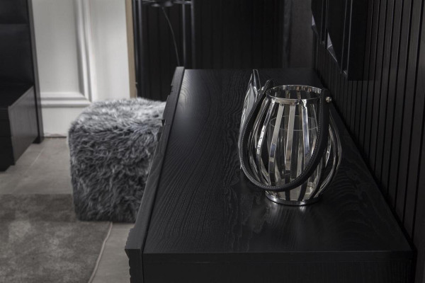 Bedroom Suite 4 pcs. in Black luxury suite with storage space new