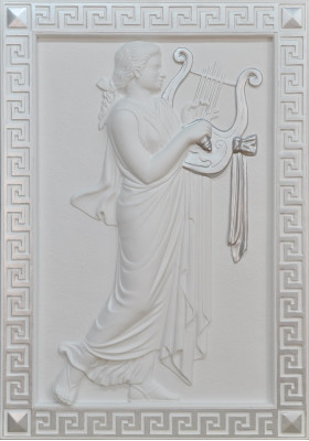 Music Wall Relief Antique Style Relief Wall Painting Antique Handcraft God Picture new