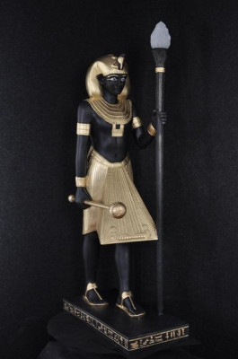Floor lamp sculpture figure lamps light fixture Egypt statue figures sculptures 2876
