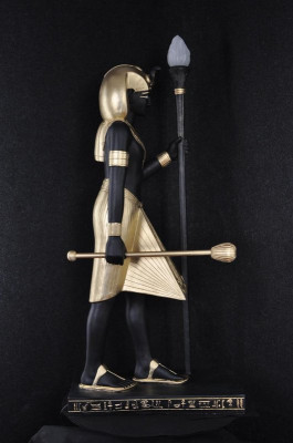 Floor lamp sculpture figure lamps light fixture Egypt statue figures sculptures 2876