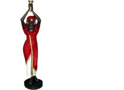 Design floor lamp Egyptian woman figure standing lamp lights standing lamps figure