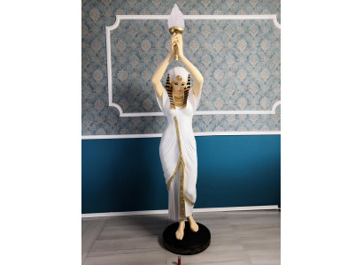 Design floor lamp Egyptian woman figure standing lamp lights standing lamps figure