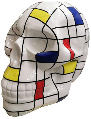Skull Figure Modern Figures Decoration Decoration Garden Sculpture Sculpture Idea new